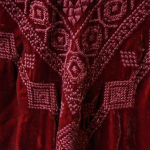 Johnny Was Velvet Dress/Tunic NWT